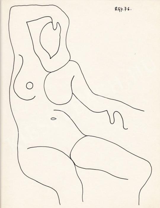  Rózsahegyi, György - Sitting Nude painting